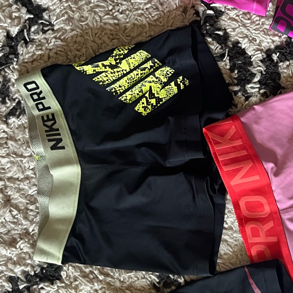 Neon Green Nike pro